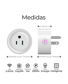 Foto 2 | Foto 2 | Enchufe Inteligente Wifi Arizona 3 Piezas