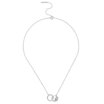 Collar Para Mujer Olivia Burton Honeycomb Bee Obj16amn22 Rodio Plata