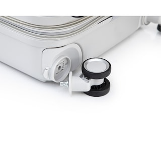 Foto 4 | Foto 4 | Maleta Mano Ross&saks Rígida Ruedas 360° Expandible Plata