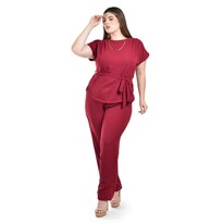 Conjunto Roman Fashion Tinto para Mujer