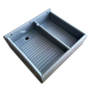 Foto 1 | Foto 1 | Lavadero Atornillable Para Pared Resistente Y Ligero Gris