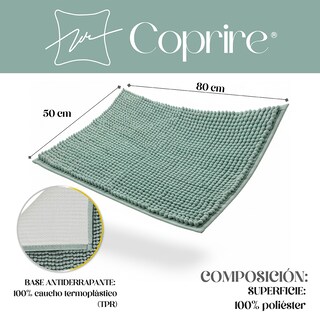Foto 2 | Foto 2 | Tapete Baño Coprire Pastovia Bolas 50 X 80 Cm Esponjoso Antideslizante Aqua