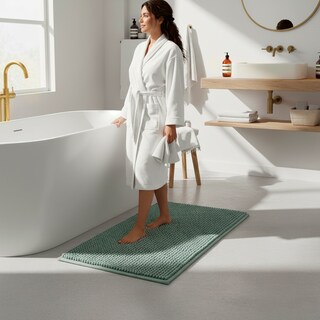 Foto 3 | Foto 3 | Tapete Baño Coprire Pastovia Bolas 50 X 80 Cm Esponjoso Antideslizante Aqua