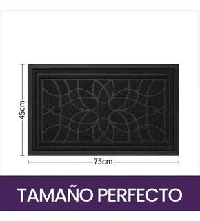 Foto 2 | Foto 2 | Tapete Entrada Secado Alfombra Bienvenida Piso 75x45cm
