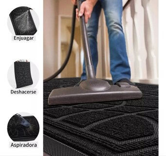 Foto 3 | Foto 3 | Tapete Entrada Secado Alfombra Bienvenida Piso 75x45cm