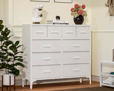 Foto 1 | Foto 1 | Cómoda Chic De 10 Cajones De Almacenamiento Para Hogar - Blanco