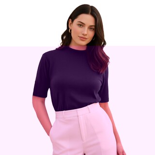 Foto 1 | Foto 1 | Blusa Britos Jeans Mujer Playera Licra Lu4134