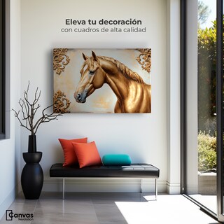 Foto 3 | Foto 3 | Cuadro Decorativo Canvas Caballo Luminoso 90x60