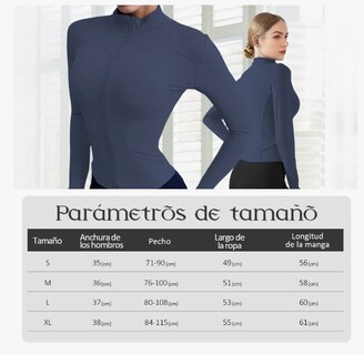 Foto 5 | Foto 5 | Playera Cierre Completo Mujer Larga Casual