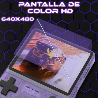 Foto 2 | Foto 2 | Miniconsola De Juegos Retro R40-pro-arcade Emulador Portátil Morada