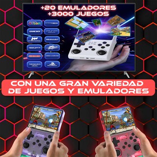 Foto 6 | Foto 6 | Miniconsola De Juegos Retro R40-pro-arcade Emulador Portátil Roja