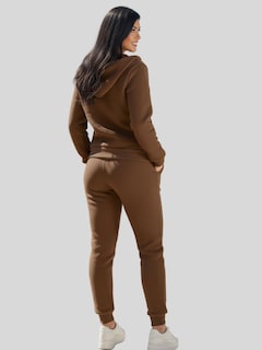 Foto 3 | Foto 3 | Set de 2 Conjuntos Pants y Sudaderas Conj-07 Gris Claro y Café para Mujer