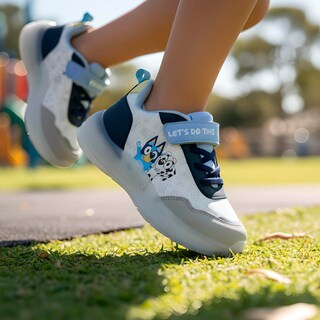 Foto 2 | Foto 2 | Tenis Bluey Y Bingo Gris Con Luces Para Niño