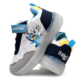 Foto 4 | Foto 4 | Tenis Bluey Y Bingo Gris Con Luces Para Niño