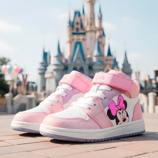 Foto 3 | Foto 3 | Tenis Disney Minnie Mouse Media Bota Rosa Para Niña