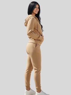 Foto 4 | Foto 4 | Conjunto Pants Y Sudadera Conj-07 Café Claro Térmico Mujer