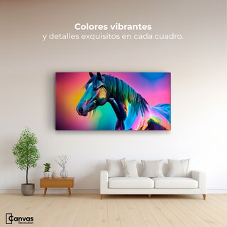 Foto 2 | Foto 2 | Cuadro Decorativo Canvas Caballo Metalico 120x60