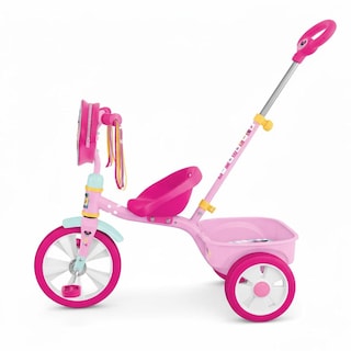 Foto 2 | Foto 2 | Triciclo Patin Barra Empuje Cajuela Con Bolso Minnie Rosa