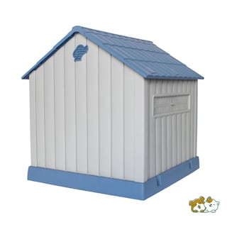 Foto 4 | Foto 4 | Casa para Perro Mediano/Chico Mascoamigo Azúl con Puerta Metálica