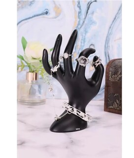 Foto 3 | Foto 3 | ''mano Exhibidor De Anillos Soporte Para Joyería Joyas Maniqui Negro ''