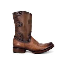 Botas Vaqueras Offlander Zaino de Piel Café Tejido Turco para Hombre