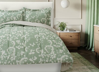 Foto 1 | Foto 1 | Set De Edredón Y Funda Decorativa Dalfiori Namibia Queen Size