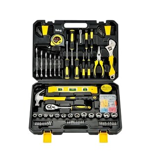 Foto 1 | Foto 1 | Juego De Herramientas Belug Mecánicas Domésticas Reparación 108 Pzas Negro Con Amarillo