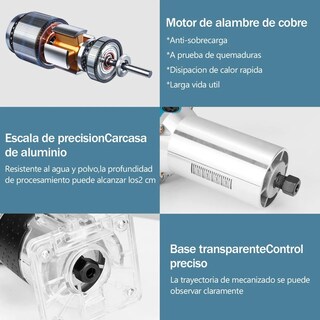 Foto 3 | Foto 3 | Router Belug Recortadora Rebajadora De Bordes De Madera 110vfresas Multicolor