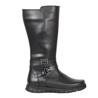 Foto 1 | Foto 1 | Bota Larga De Piel Para Niña Con Hebilla Comoda Ligera Antiderrapante Moda