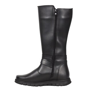 Foto 5 | Foto 5 | Bota Larga De Piel Para Niña Con Hebilla Comoda Ligera Antiderrapante Moda