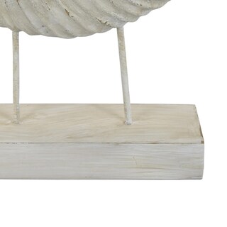 Foto 4 | Foto 4 | Escultura Benzara Con Forma De Concha Marina Resina Sintética 53 Cm - Venta Internacional.