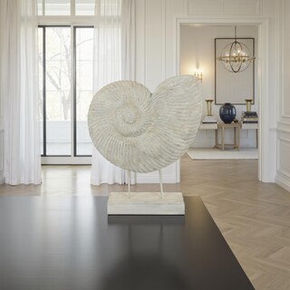 Foto 6 | Foto 6 | Escultura Benzara Con Forma De Concha Marina Resina Sintética 53 Cm - Venta Internacional.