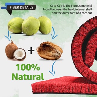 Foto 2 | Foto 2 | Felpudo Navideño Rug Luxurux Premium De Fibra De Coco 43 X 76 Cm - Venta Internacional.