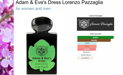 Foto 4 | Foto 4 | Perfume Lorenzo Pazzaglia Adam & Eve's Dress Extrait 50 Ml - Venta Internacional.