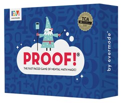 Juego De Matemáticas Evermade Proof! Matemáticas Mentales A Un Ritmo Rápido: Más De 9 Años - Venta Internacional.