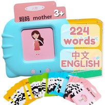 Tarjetas Didácticas Bilingües Parlantes Zeenkind 224 Sight Words Kids - Venta Internacional.