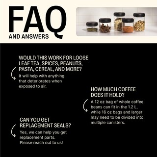 Foto 4 | Foto 4 | Bidón De Café Al Vacío Fellow Atmos De 0 7 L Para Granos De Café De 325 G - Venta Internacional.