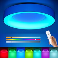 Lámpara De Techo Annaror Rgb Led De 24 W Regulable 30 Cm Con Mando A Distancia - Venta Internacional.