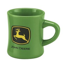 Taza John Deere Gres Cerámica Verde 240 Ml - Venta Internacional.