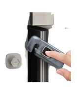 3 Cerraduras Seguridad Puertas Refrigerador Protección Bebes Azul Claro