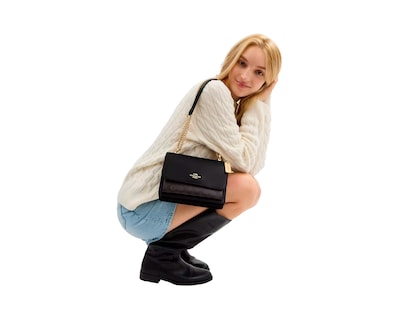 Foto 5 | Foto 5 | Bolsa Coach Klare Crossbody Bag Signature Canvas Cv978 Café