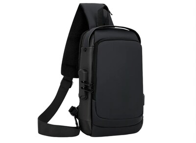 Foto 3 | Foto 3 | Mochila Cruzada Antirrobo Impermeable Mariconera De Viaje Para Hombre Pechera Hombre