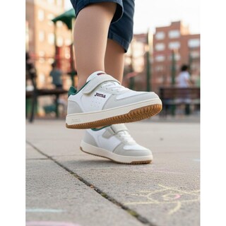 Foto 2 | Foto 2 | Tenis Urbano Para Niño Joma Color Blanco Beige 18-22.5 Beige
