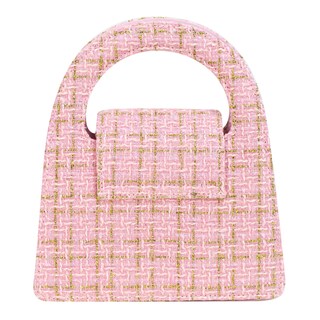 Foto 2 | Foto 2 | Bolso Para Dama Rosa Tejido Tweed Sintetico Valencia Nueva Imagen