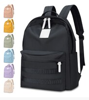 Mochila Escolar Moda Viaje Mochilas Juvenil Estudiante Casual Con Compartimento Para Laptop Color Negro