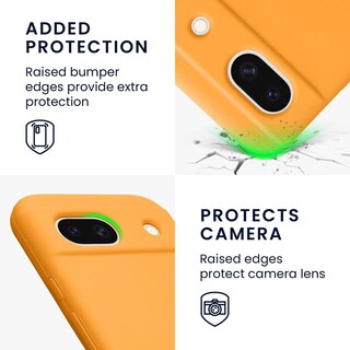 Foto 7 | Foto 7 | Kwmobile Carcasa Compatible Con Google Pixel 8a Funda - Case Tpu Y Silicona Antigolpes - Apto Carga