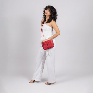 Foto 7 | Foto 8 | Crossbody Roja Villans By Gorett Colección Louise
