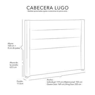 Foto 6 | Foto 6 | Cabecera Dicas Lugo Cielo King Size