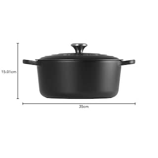 Foto 7 | Foto 7 | Le Creuset Horno Holandés Redondo De Hierro Fundido Esmaltado 7.25 Cuartos De Galón Regaliz