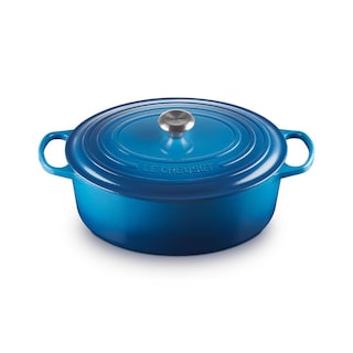 Foto 1 | Foto 1 | Le Creuset Horno Holandés Ovalado De Hierro Fundido Esmaltado 8 Cuartos De Galón Marsella